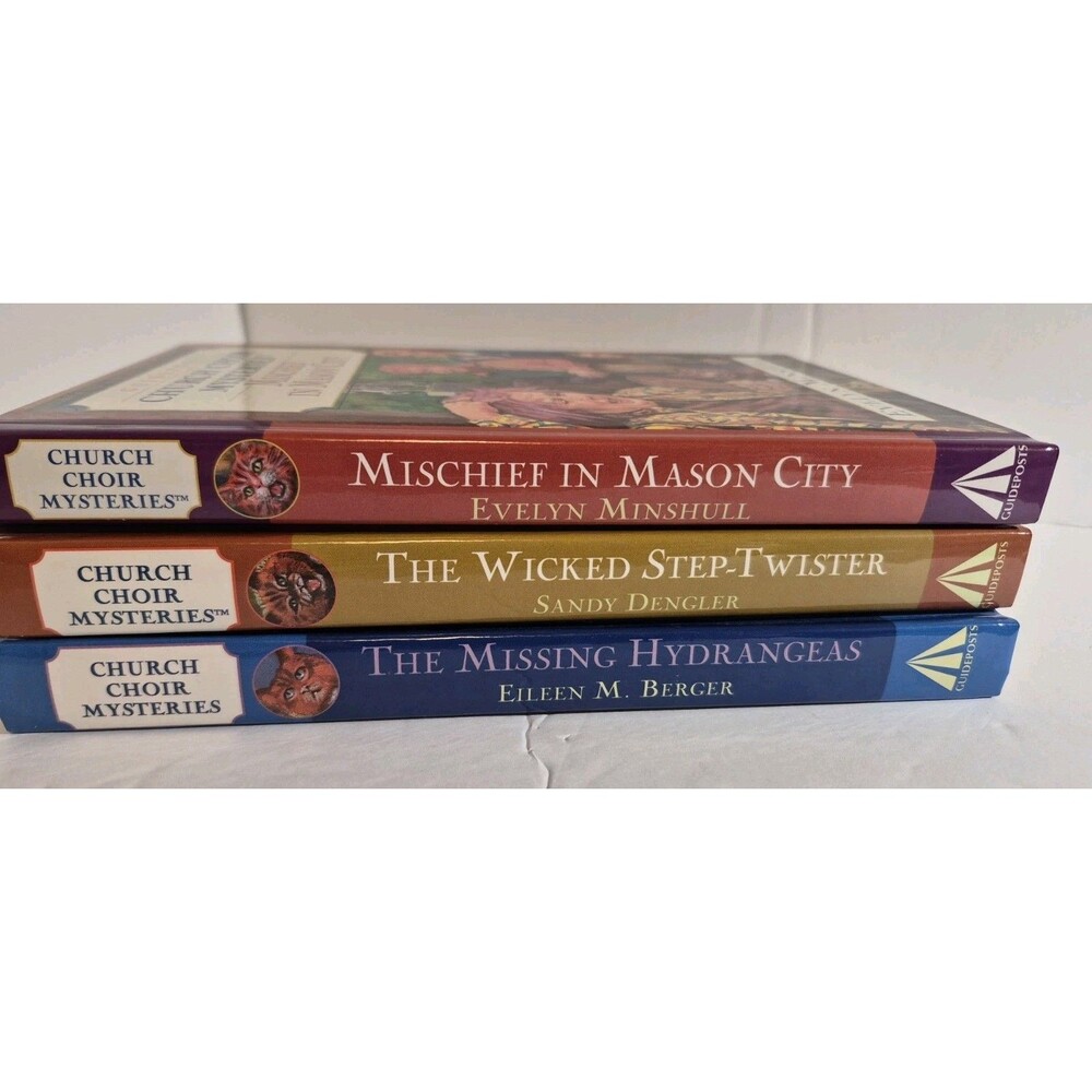 Guideposts CHURCH CHOIR MYSTERIES lot of 3 hardcover books Christian